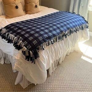 Hand Tied Throw Blanket